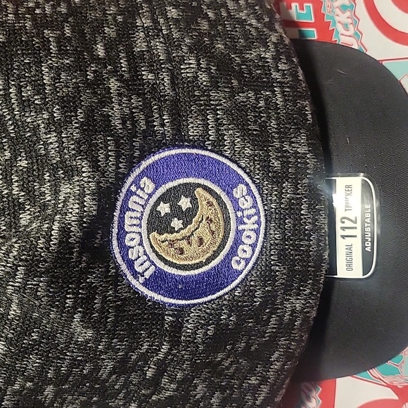 Insomnia Cookies merchandise bundle. *2 T-shirts size Small*1 Beanie*1 Snapback - Picture 3 of 4
